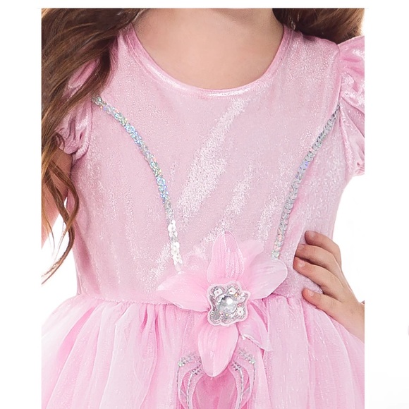 ROYAL PINK PRINCESS DRESS Size 7-9 - Picture 3 of 4